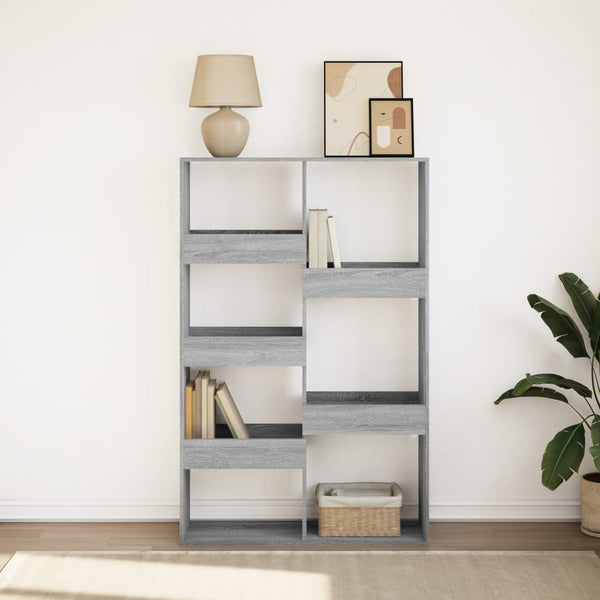 Bücherregal Grau Sonoma 100 cm