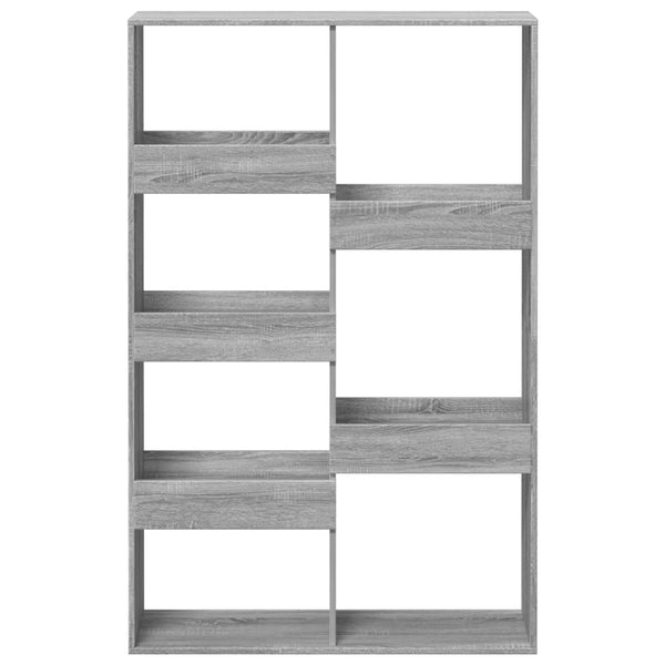 Bücherregal Grau Sonoma 100 cm