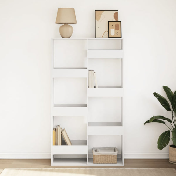 Bücherregal Weiß 100x33x175 cm