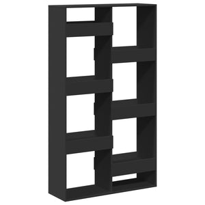 Schwarzes Bücherregal 100x33x175 cm