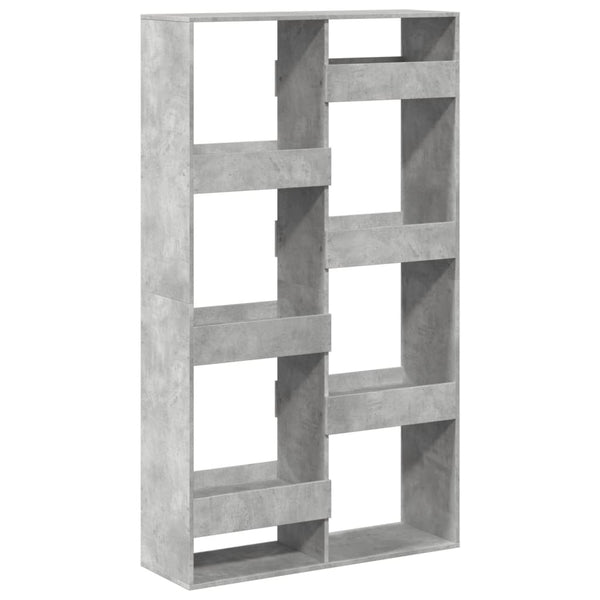 Bücherregal Betongrau 100x33x175 cm
