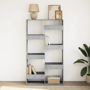 Bücherregal Betongrau 100x33x175 cm