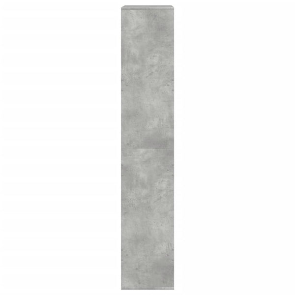 Bücherregal Betongrau 100x33x175 cm
