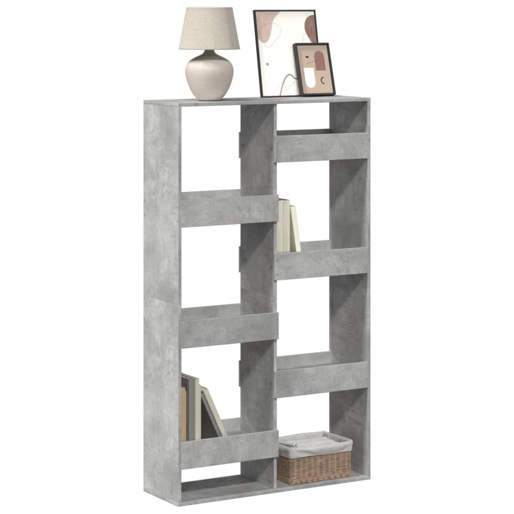 Bücherregal Betongrau 100x33x175 cm