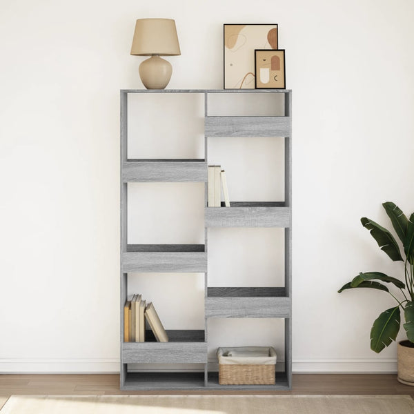 Graues Bücherregal Sonoma 100x33x175 cm
