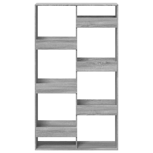 Graues Bücherregal Sonoma 100x33x175 cm