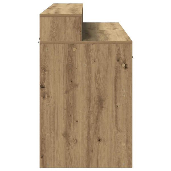 LED Schreibtisch Artisan Eiche 120 cm