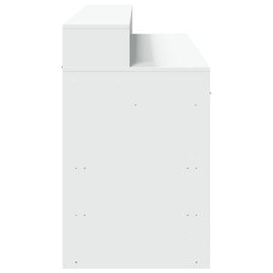 LED Schreibtisch Weiß 140 cm