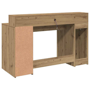 LED Schreibtisch Artisan Eiche 140 cm