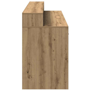 LED-Schreibtisch Artisan Eiche 160 cm