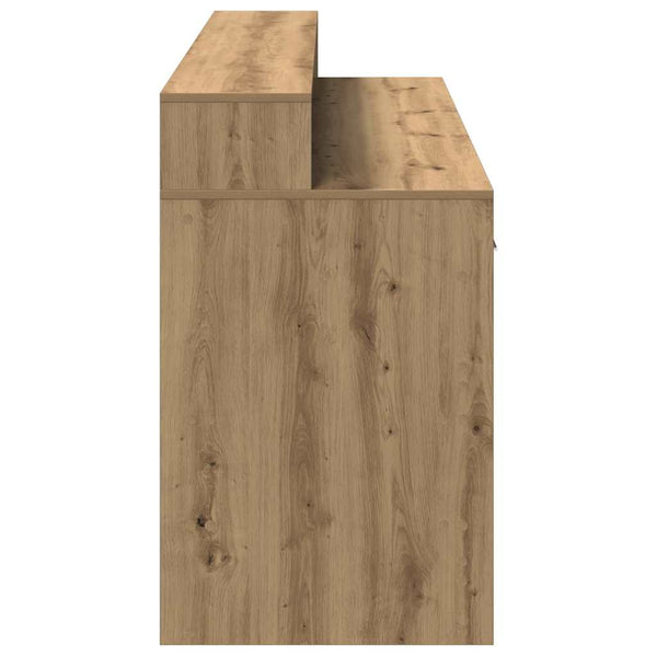 LED-Schreibtisch Artisan Eiche 160 cm
