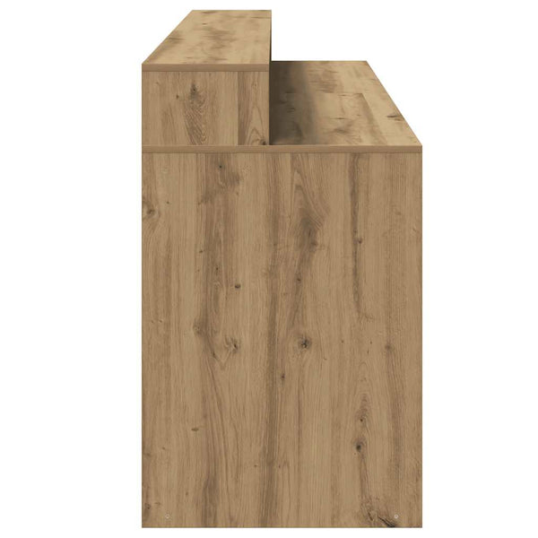 LED-Schreibtisch Artisan Eiche 200 cm