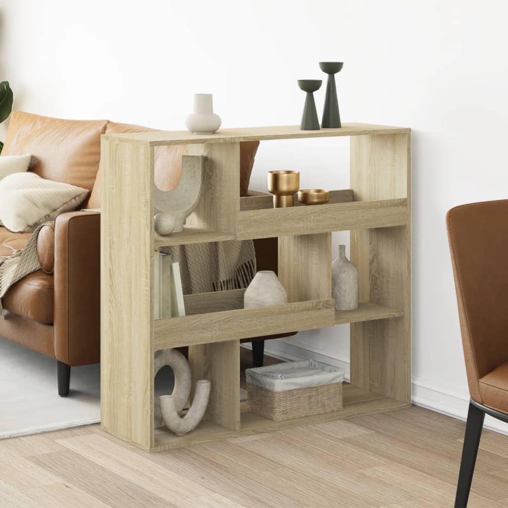 Sonoma Eiche Raumteiler Regal 100x94,5 cm