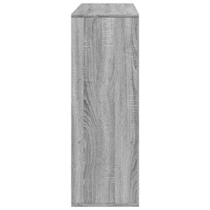 Raumteiler Regal Grau Sonoma 100x94,5 cm