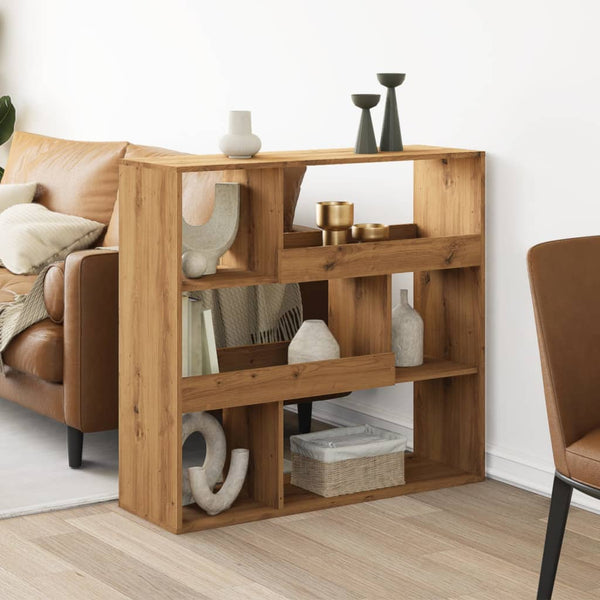 Raumteiler Regal Artisan-Eiche 100 cm