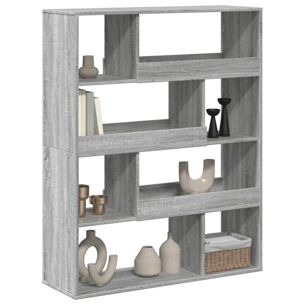 Grauer Raumteiler Sonoma 100x33x125,5 cm