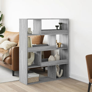 Grauer Raumteiler Sonoma 100x33x125,5 cm
