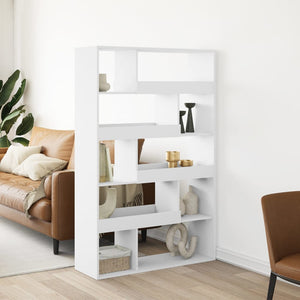 Weißer Raumteiler Bücherregal 100x156,5 cm