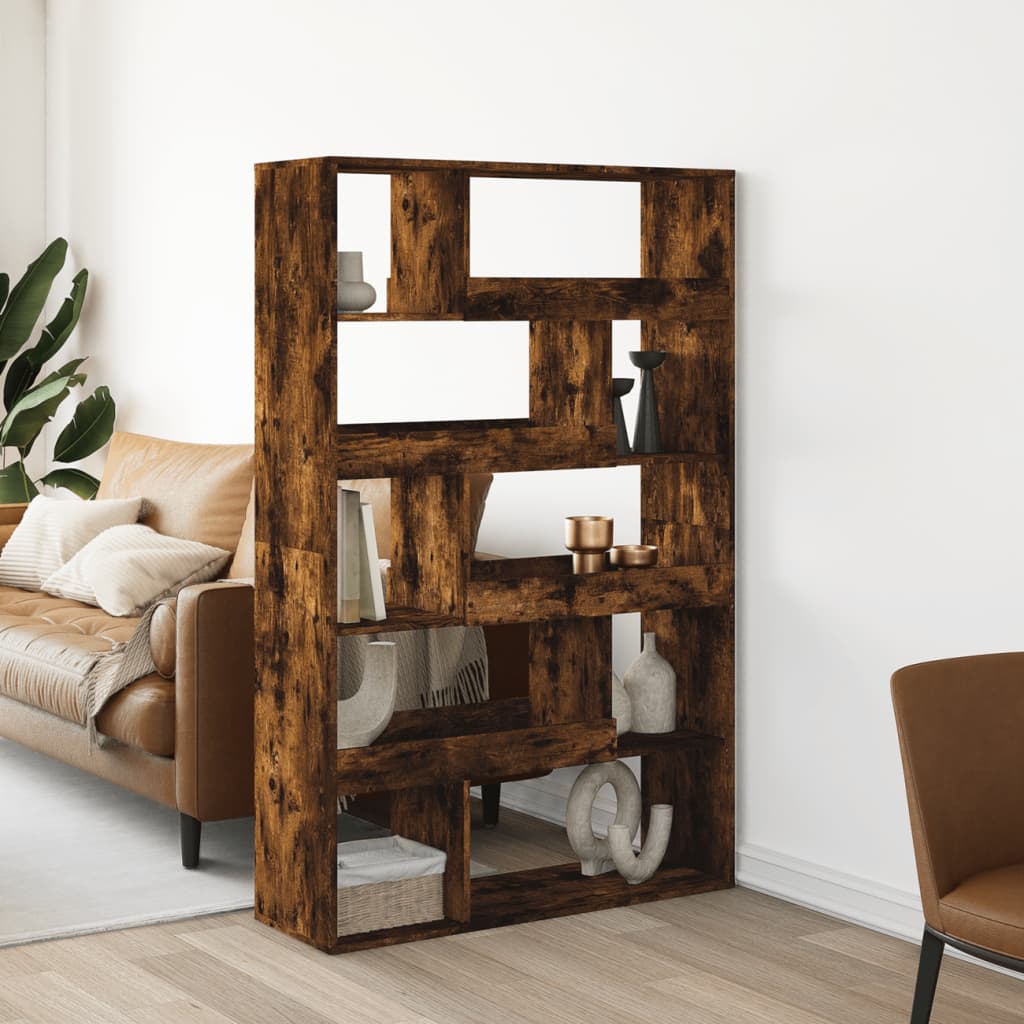 Raumteiler Regal Räuchereiche 100x33x156,5 cm