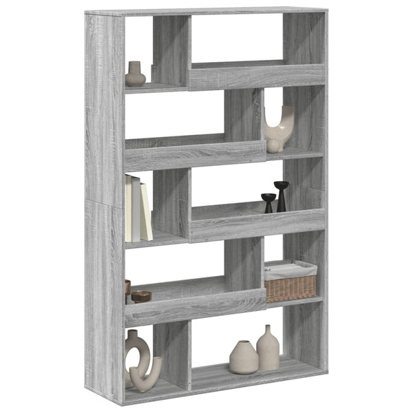 Grauer Raumteiler Sonoma 100x33x156,5 cm