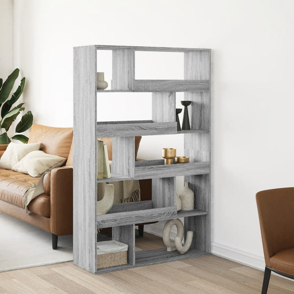 Grauer Raumteiler Sonoma 100x33x156,5 cm