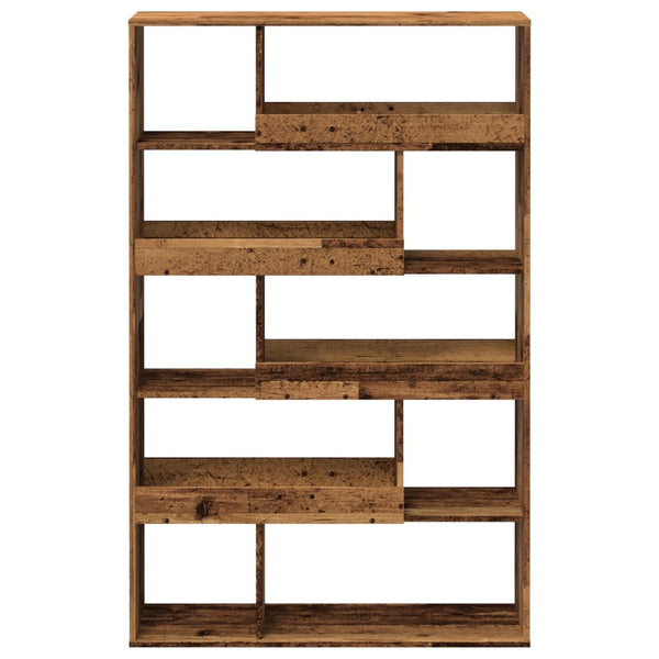Raumteiler Regal Altholz-Optik 100x156,5 cm