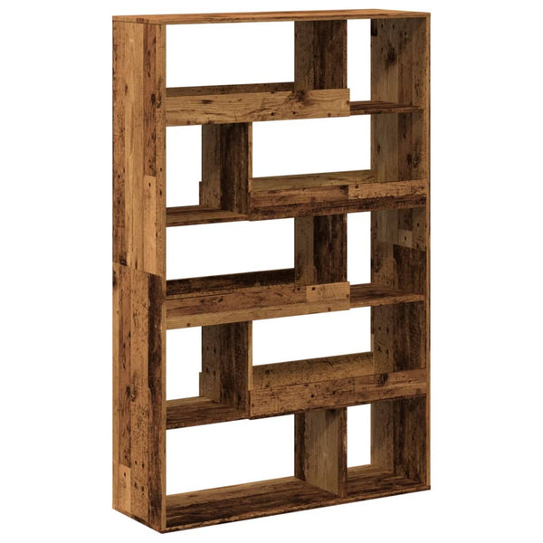 Raumteiler Regal Altholz-Optik 100x156,5 cm