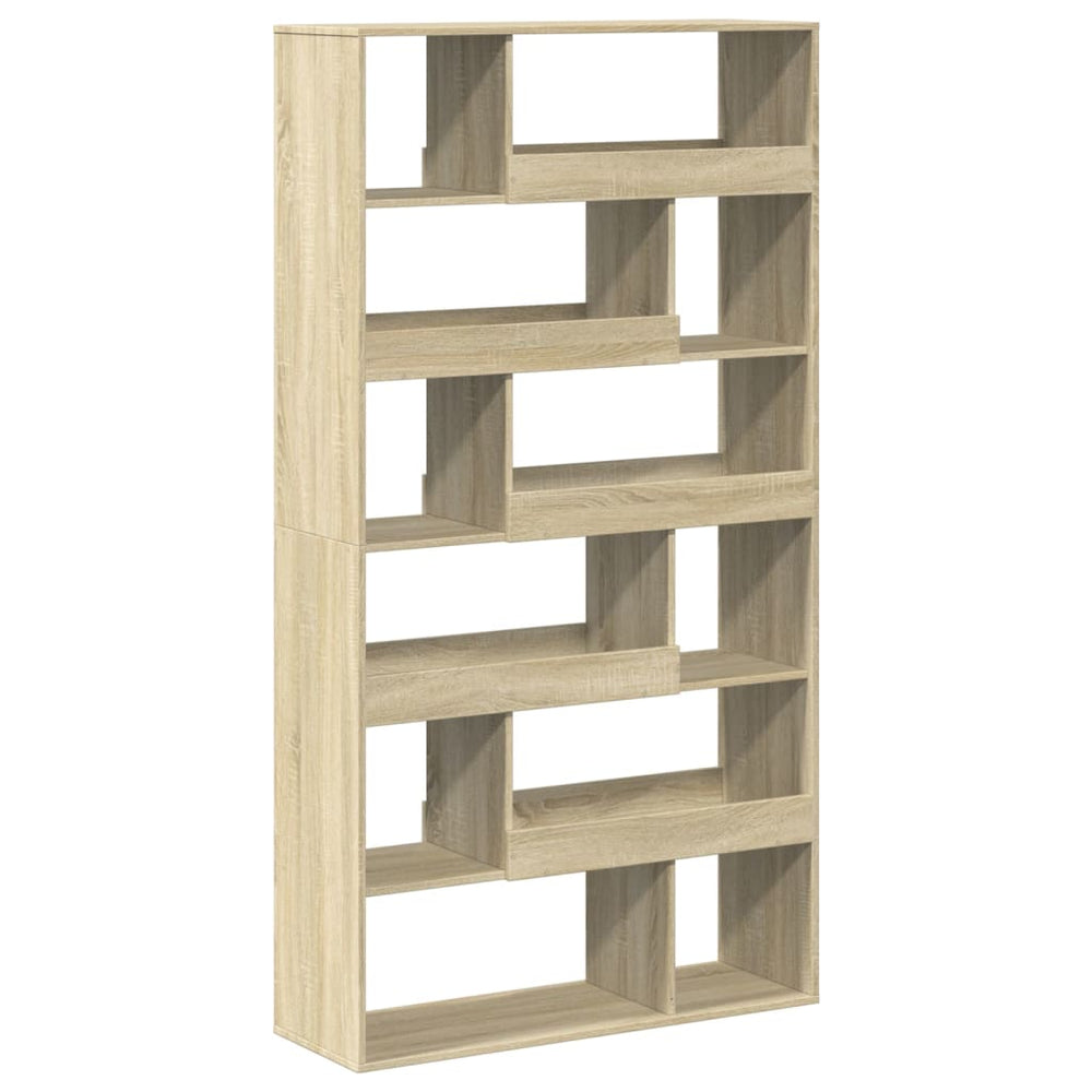 Sonoma Eiche Raumteiler Bücherregal 100x187,5 cm