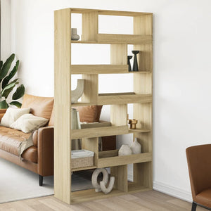 Sonoma Eiche Raumteiler Bücherregal 100x187,5 cm