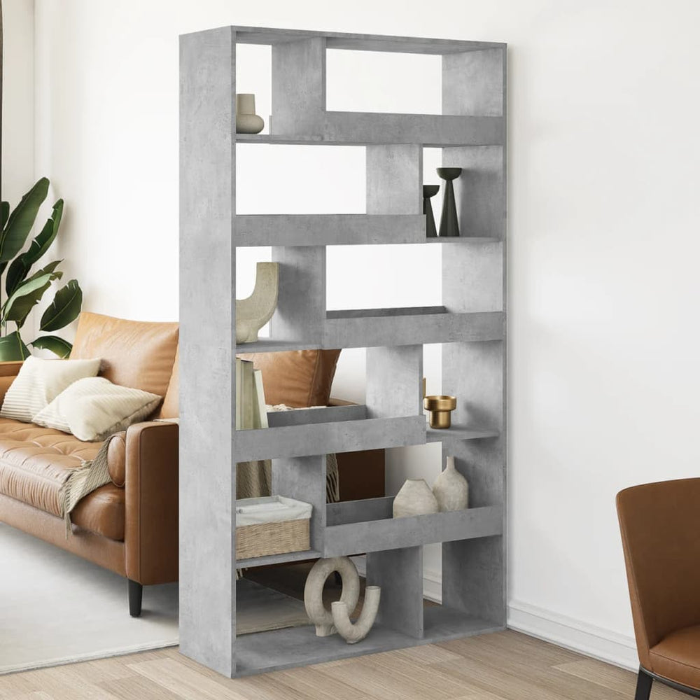Betongrauer Raumteiler 100x33x187,5 cm
