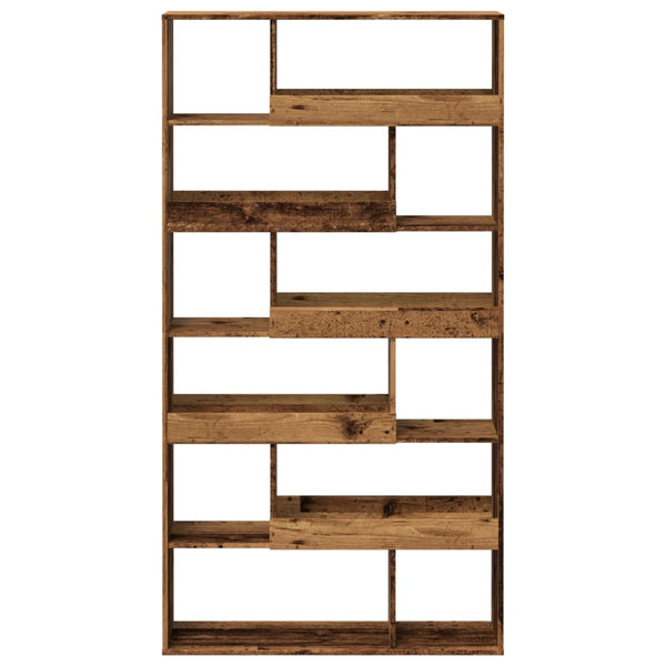 Raumteiler Regal Altholz-Optik 100x187,5 cm
