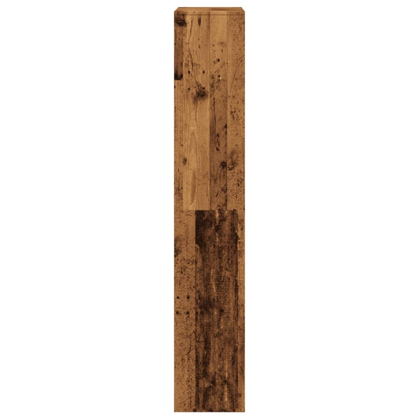 Raumteiler Regal Altholz-Optik 100x187,5 cm