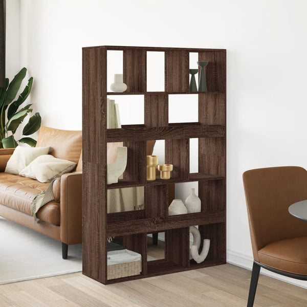 Raumteiler Regal Eichenoptik 100x156,5 cm