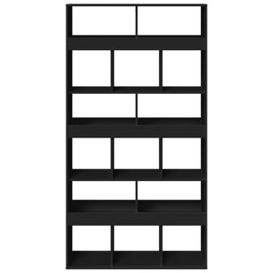 Schwarzer Raumteiler 100x33x187,5 cm