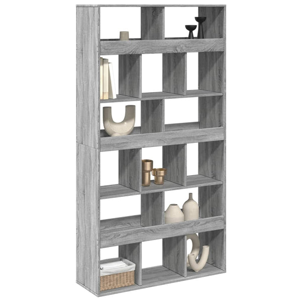 Grauer Raumteiler Sonoma 100x187,5 cm