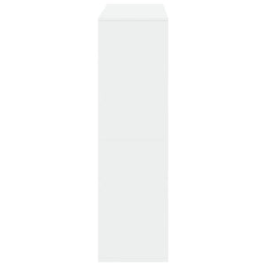 Weißes Raumteiler-Regal, 100x33x115 cm
