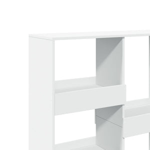 Weißes Raumteiler-Regal, 100x33x115 cm