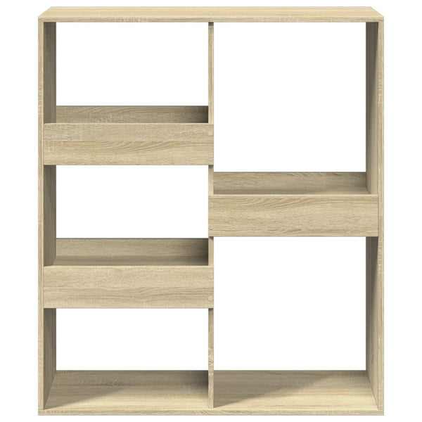 Sonoma Eiche Raumteiler Bücherregal 100x115 cm