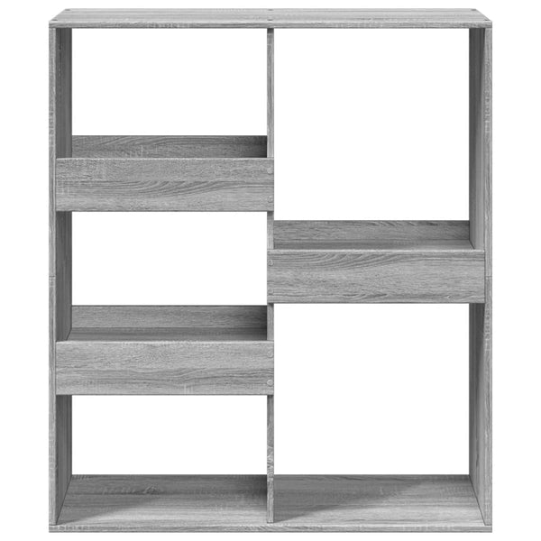 Grau Sonoma Raumteiler Bücherregal 100x115 cm