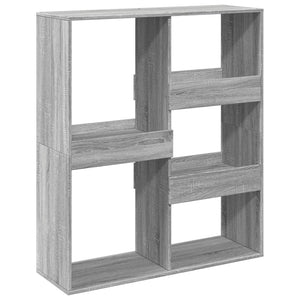 Grau Sonoma Raumteiler Bücherregal 100x115 cm