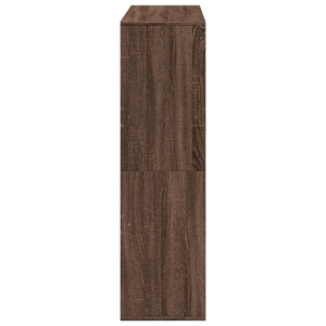 Raumteiler Regal Eiche Braun 100x115 cm