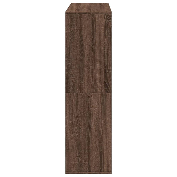 Raumteiler Regal Eiche Braun 100x115 cm