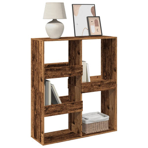 Raumteiler Regal Altholz-Optik 100x115 cm