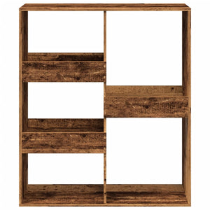 Raumteiler Regal Altholz-Optik 100x115 cm
