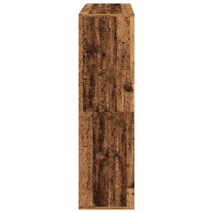 Raumteiler Regal Altholz-Optik 100x115 cm