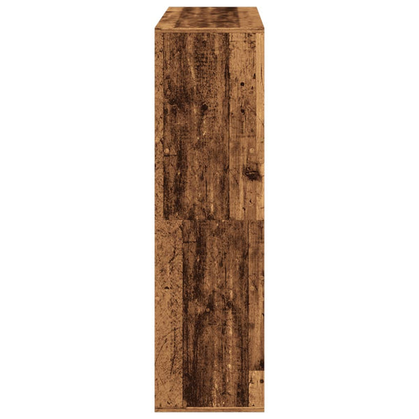 Raumteiler Regal Altholz-Optik 100x115 cm