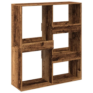 Raumteiler Regal Altholz-Optik 100x115 cm