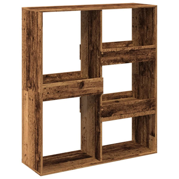 Raumteiler Regal Altholz-Optik 100x115 cm