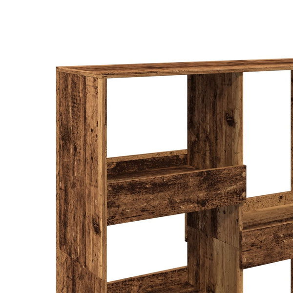 Raumteiler Regal Altholz-Optik 100x115 cm