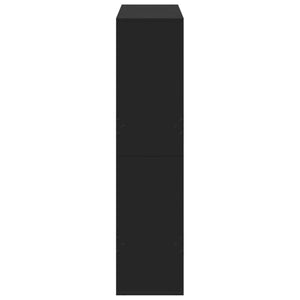 Schwarzer Raumteiler 100x33x135 cm